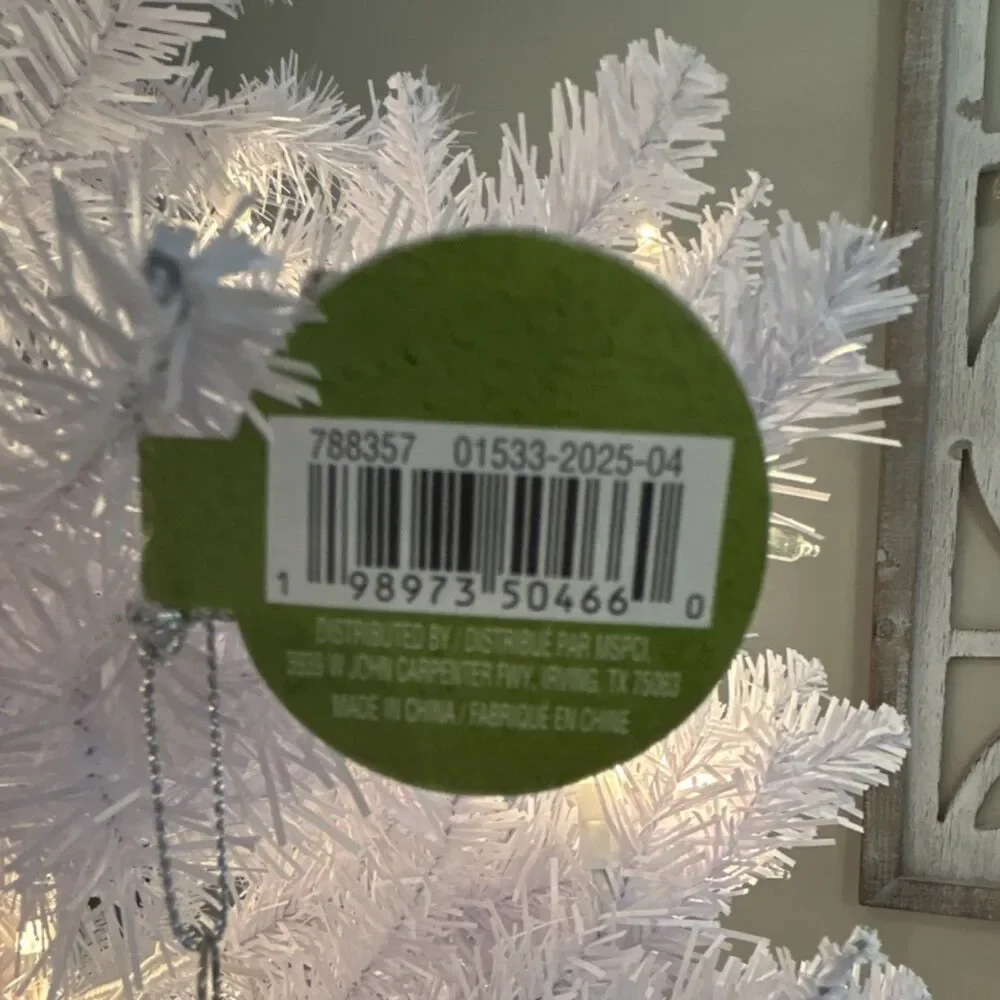 Ashland Glass Christmas Ornament Blue Black Silver Round Design